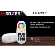 Miboxer fut095 2.4ghz 4 zona rf rgbw remoto sem fio tela de toque led controle remoto dimmer lâmpada led ou fita de luz de tira led 2024 - compre barato