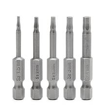 5Pcs Magnetic Hexagon Screwdriver S2 Steel 1/4" Hex Shank 50mm Power Drill Bit New 2019 2024 - buy cheap