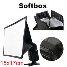 Softbox com flash externo, mini difusores de 15x17cm, 20x30cm, 5 tamanhos diferentes 2024 - compre barato