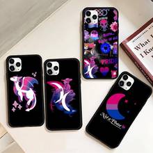 Funda de goma Bisexual Bi Pride Dragon LGBT, para iPhone 12 pro max mini 11 pro XS MAX 8 7 6 6S Plus X 5S SE 2020 XR 2024 - compra barato