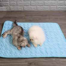 Animais de estimação macio cama do cão gato esteiras cobertor cama de resfriamento para cães gato pet seat esteira macio dormir almofada para pequenos animais de estimação suprimentos 2024 - compre barato