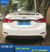 For Hyundai Elantra Spoiler ABS Material Car Rear Wing Elantra TF Color Rear Spoiler For Hyundai Elantra Spoiler 2012-2015 2024 - buy cheap