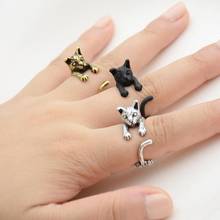 Кольцо для кошки Регулируемые кольца для животных подарок для женщин и мужчин 2024 - купить недорого