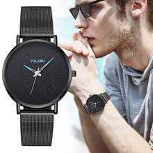 Luxo masculino relógio de aço inoxidável malha cinta casual masculino negócios relógios esporte relógios erkek kol saati relógio de pulso 2020 2024 - compre barato
