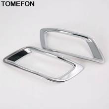 TOMEFON For Subaru Forester SK 2018 2019 2020 Rear Foglight Tail Fog Light Lamp Cover Trim Car Exterior Accessories ABS Chrome 2024 - buy cheap