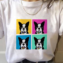 French Bulldog Kawaii T Shirt Women Harajuku Cute Cartoon T-shirt Summer Tshirt Graphic Top Tees Female Tshirt 2024 - buy cheap