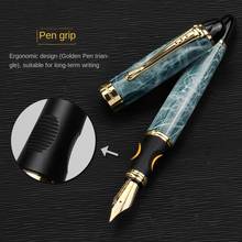 Ручка перьевая Jinhao X450 Классическая толстая, 1,0 мм, металлическая, высокого качества 2024 - купить недорого