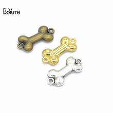 BoYuTe Wholesale (50 Pieces/Lot) Metal Alloy 23*10MM with 1.5MM Hole Bone Connector Charms for Jewelry Making Diy Accessories 2024 - buy cheap