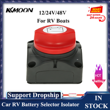 Seletor de bateria para carro, 12/24v/48v, botão de substituição para carro, barco e iate, isolador de desconexão e rotação 2024 - compre barato