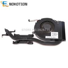 NOKOTION Laptop Radiator for HP Pavilion 14 -D 15-D series heatsink & fan 747267-001 full test 2024 - buy cheap