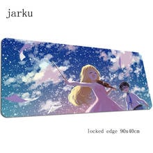 Your Lie in April mats 900x400MM home gaming mouse pad keyboard mousepad best seller pc notebook gamer accessories padmouse mat 2024 - buy cheap