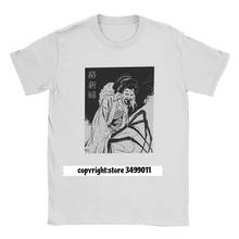 Geisha Black Junji Ito T-Shirt Men Japanese Kago Manga Harajuku Cotton Tees Fitness T Shirts Adult Clothing Shirts 2024 - buy cheap