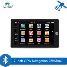 7-дюймовый емкостный экран 800*480 для грузовика bluetooth avin gps-навигация DDR 256M 8 Гб FM windows wince CE 6,0 Автомобильный навигатор 2024 - купить недорого