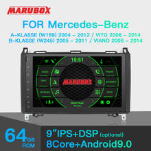 MARUBOX Radio 1Din Android 9 4GB RAM For Mercedes benz B200 W169 W245 W639 Viano Vito GPS Navi Car Multimedia Player 9A916PX5 2024 - buy cheap