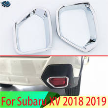 For Subaru XV 2018 2019 2020 ABS Chrome Rear Reflector Fog Light Lamp Cover Trim Bezel Frame Styling Garnish 2024 - buy cheap