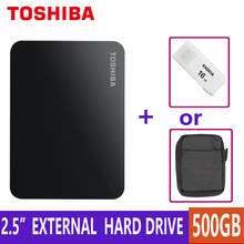 TOSHIBA 500GB External Hard Drive Disk HDD Portable Storage Device CANVIO BASICS HD USB 3.0 SATA 2.5" for Computer Laptop PS4 2024 - buy cheap