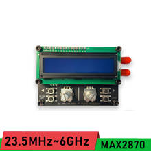 Fuente de señal RF MAX2870 23,5 MHz ~ 6GHz, salida diferencial SMA, frecuencia de barrido, alimentación USB 2024 - compra barato