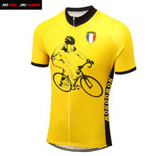 Men brand cartoon france cycling jersey wear yellow Crazy road Triathlon mtb bike clothing pro team customized wholesale 2022 - buy cheap