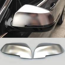 Matt Chrome Mirror Cover Rearview Side Mirror Cap For BMW 1 2 3 4 series F20 F30 F31 F21 F22 F23 F32 F33 F34 F35 X1 E84 2024 - buy cheap