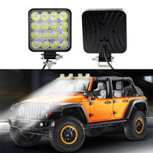 Hot Sale 48W LED Work Light 12V 24V Lamp Spotlight For Offroad Truck Car 3,520LM Diecasting Aluminum Alloy 2024 - buy cheap