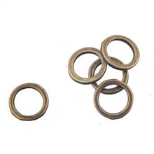 circle diy jewelry handicrafts decoration making close rings 12mm round smooth retro bronze metal fashion accessories 100pcs/lot 2024 - buy cheap