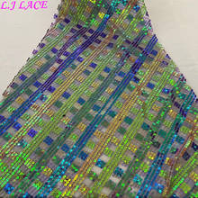 Hot sequins design tulle lace lagos asoebi net lace fabrics wholesale fashion lace fabrics free shipping 5 yards lace fabrics 2024 - buy cheap