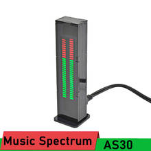 As30 led indicador de espectro de música scm indicador nível estéreo vu medidor ritmo analisador display mp3 amplificador potência dc 5v 2024 - compre barato