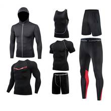 2020 Sports Suit Men's Running Set Basketball Underwear Tights Sportswear Gym Fitness Tights Jogging Training Tracksuits Clothes 2024 - buy cheap