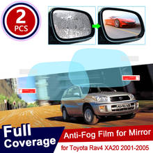 for Toyota Rav4 XA20 20 2001~2005 RAV 4 Full Cover Anti Fog Film Rearview Mirror Rainproof Anti-Fog Films Accessories 2003 2004 2024 - buy cheap