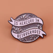 Mercury retrograde glitter pin funny astrology witchy gifts 2024 - buy cheap