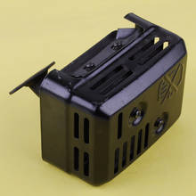 LETAOSK-Sistema de silenciador de escape, accesorio de hierro negro para Honda GX120 GX160 GX200 5,5 HP 6,5 HP 2024 - compra barato