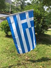 free shipping Greece national flags 90*150cm Greece polyester hanging flag For Decoration party 3*5feet 2024 - buy cheap