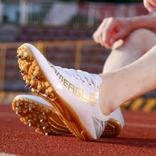 Sapatos masculinos de trilha e campo, tênis profissional de corrida, treinamento, ultraleve, pista e campo de 8 pinos 2024 - compre barato