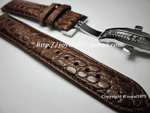 Handmade Crocodile Leather Watchband Genuine Leather Strap18mm 19mm 20mm 21mm 22mm Upscale Brown Women Men Watch band Watch belt 2024 - buy cheap
