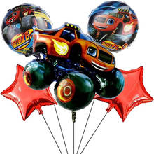 Воздушный шар Blaze and the Monster, украшение для детского дня рождения 2024 - купить недорого