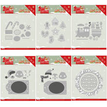 Piggy craft corte de metal morre molde natal cane hat trem scrapbook papel ofício faca molde lâmina punch stencils morrer 2024 - compre barato