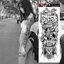 Large Arm Sleeve Tattoo Japanese Prajna Dragon Waterproof Temporary Tatto Sticker God Body Art Full Fake Tatoo Women Men 2024 - buy cheap