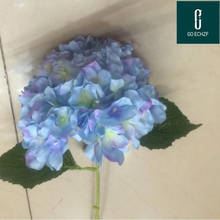 19Cm Two-Leaf Hydrangea Artificial Flower Fake Flower Hydrangea Silk Flower Home Wedding Photography Bride Holding Bouquet G 2024 - buy cheap
