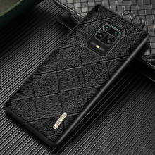Natural Leather Phone Case for Xiaomi Redmi Note 9S Note 9 Pro 8T Note 8 Pro 7 5 6 4X Cover For Mi 10 Pro 9 9T Pro A3 8 A2 Mix 3 2024 - buy cheap