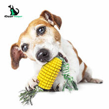 New Dog Toy Corn Grinding Rod Bite-resistant Toothbrush Dog Bite Toy with Rope General Training Toys Chew Toys TPR DT-006 2024 - buy cheap