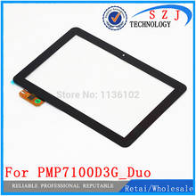 Новинка 10,1 дюймовый чехол для планшетного ПК для Prestigio MultiPad Ultimate 3G PMP7100D3G_Duo сменная Сенсорная панель дигитайзер Бесплатная доставка 2024 - купить недорого