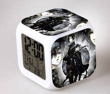 Anime Black Butler Alarm Clocks Sebastian Ciel Grell Sutcliff Undertaker Baldroy Lizzy William Led Digital Clock Figure Toy Doll 2024 - buy cheap