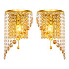 Luminária de parede de cristal, luminária cromada de parede para a esquerda, direita e prateada, iluminação led e14 para sala de estar, quarto - compare preços Luminária de parede de cristal, luminária cromada de parede para a esquerda, direita e prateada, iluminação led e14 para sala de estar, quarto - compare preços