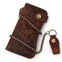 Men Women wallet genuine leather clutch male clutch bag business portomonee wallets purse for men Real leather Long money bag 2024 - buy cheap