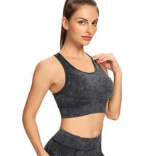 Quick Dry Sports Bra Women Padded Gather Yoga Bra Push Up Gym Running Bra Seamless Workout Fitness Bra Top New 2021 2024 - buy cheap