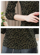 blusas mujer de moda 2019 plus size women tops long sleeve v-neck print leopard blouse women shirts womens tops and blouses C83 2024 - buy cheap