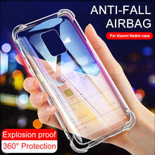 Capa de silicone transparente, à prova de choque, para redmi note 7, 8, 9 pro, 8, 8a, 9, 9a, 9c, redmi note 9s, 9, 5 e 6 2024 - compre barato