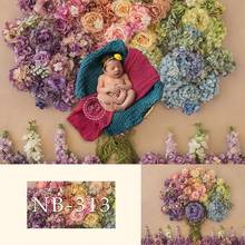 Photography Backdrops Colorful Flowers Vinyl Backdrop Newborn Baby Kids Photography Backdrops For Photo Studio 2024 - buy cheap