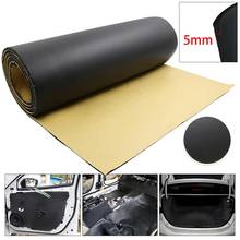 UXCELL 5mm Thick Cotton Blends Car Soundproof Cotton Insulation Foam Sound Absorption Hood Roof Fender Deadener Mat