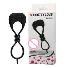 Pretty love anel de pênis de silicone, vibração ajustável, brinquedo sexual adulto para homens, sexo duradouro, anel peniano, produtos eróticos para sexo masculino 2024 - compre barato